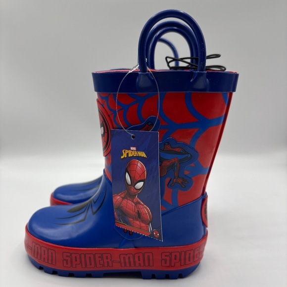 Spider-Man Toddler Rain Boots - Size 5/6 - Picture 5 of 9